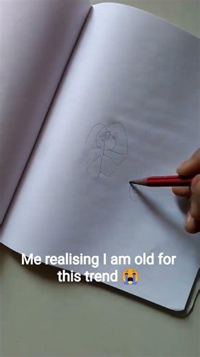 l old for this trend 😭#ackisa #drawing #art #pencilportrsit #shorts #viral