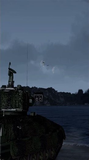 A-10 warthog thunderbolt II in action vs two anti-air AA tank - Military Simulation - Arma 3