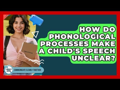 How Do Phonological Processes Make A Child's Speech Unclear? - Communicate Clearly Together