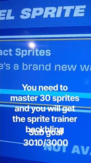 this is how to get the free sprite backbling #fortnite #fortclips #fortnitesprites #gaming