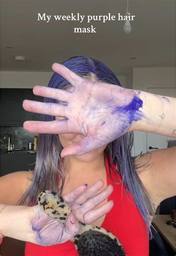 DIY Purple Hair Mask Tutorial for Gorgeous Hair