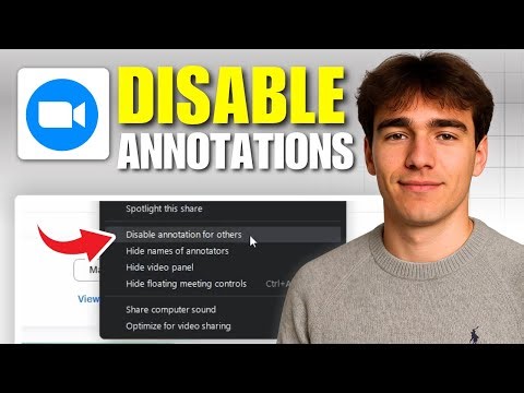 How To Disable Annotations For Participants In Zoom (Tutorial 2026)