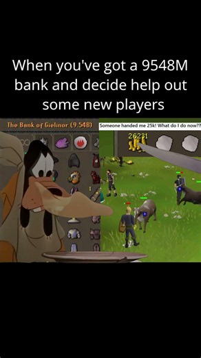 Blessing noobs with spare GP #osrs #runescape