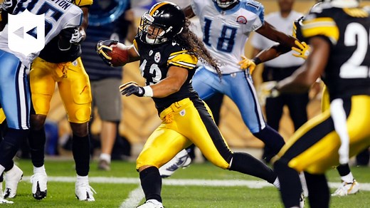 Troy Polamalu's ridiculous one-handed interception | NFL Throwback