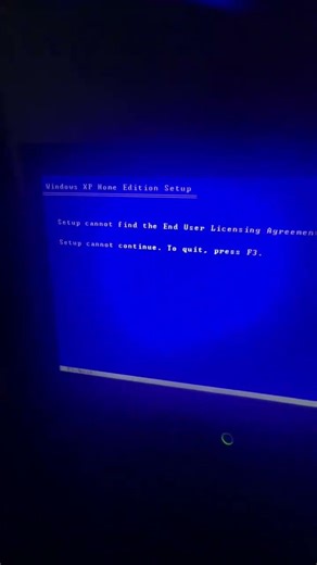 I tried to get windows xp but it’s asking for something idk what it is does anybody know?
