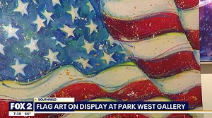 Park West Gallery artist Tim Yanke was profiled on Fox 2 Detroit News in celebration of U.S. Flag Day. Yanke is the perfect artist to showcase on Flag Day—his stirring interpretations of the American Flag have won him fans across the globe. You can learn more about Yanke’s fantastic art here: https://bit.ly/3vokKnC | Park West Gallery
