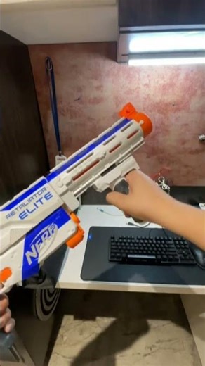 Relaxing Nerf Gun ASMR - Retaliator Elite Toy Sounds#shorts