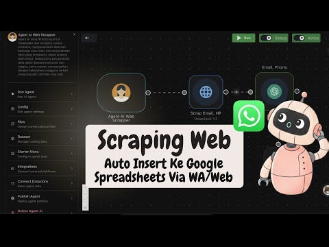 Automated Web Scraping Tutorial with AI | Masta AI + Flow Editor + DeepSeek + Google Spreadsheet