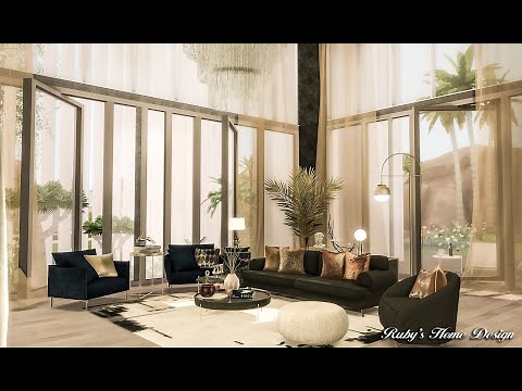 Sims 4 Luxe Living | Tour + Download | 模擬市民4 杜拜豪宅 下載 (FREE)