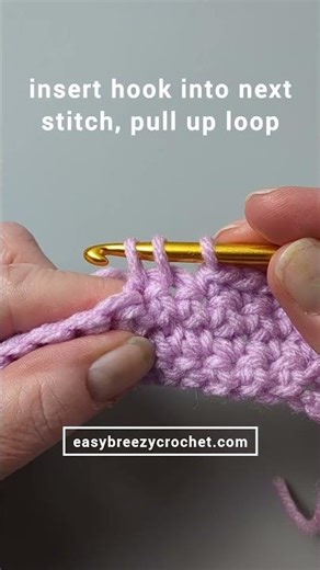 How to Single Crochet 2 Together