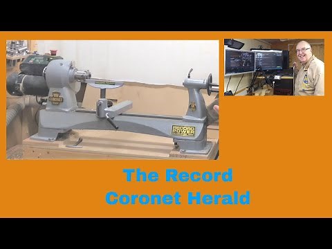 Record Power Coronet Herald - Woodturning lathe overview.