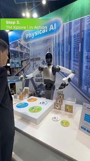 Check out how the TM Xplore I brought the future of automation to life at GTC 2026 ✨✨ #techmanrobot