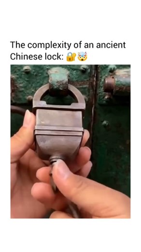 Explainer on Instagram: "A lock that protected secrets with intelligence, not force. 🔐😳 Traditional Chinese puzzle locks are complex mechanical puzzles, differing from simple Western locks by requiring a precise, multi-stage sequence of key movements (insert, twist, push, pull) to align internal springs and pins, creating a "four-dimensional" challenge of X, Y, Z position plus time, blending security with engineering ingenuity. Unlike linear pin-tumblers, these locks involve intricate internal