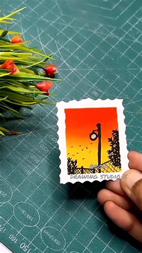 mini painting tutorial #drawing #drawing4kids #art