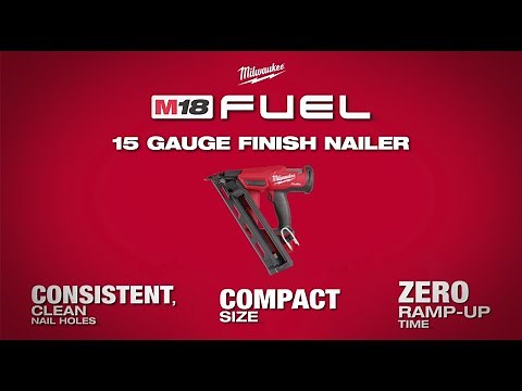 Milwaukee® M18 FUEL™ 15 Gauge Finish Nailer