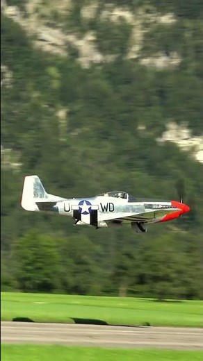 P-51 Mustang take off run | V12 Merlin Engine #shorts