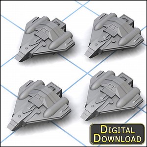 CV225 - Cargo Shuttle: STL Files to 3D Print (starship Digital Download) - Etsy