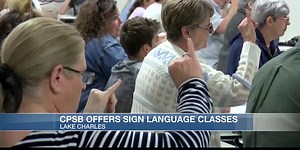 Free sign language classes begin in Lake Charles, Sulphur