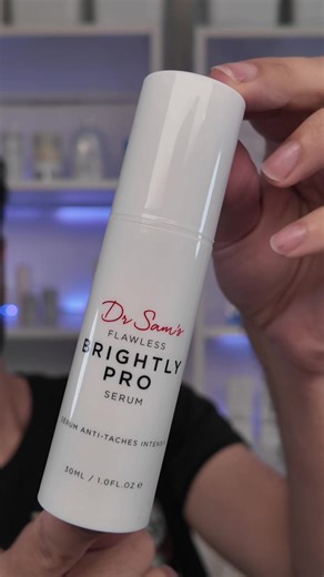 ad @Dr Sam's Skincare Flawless Brightly Pro Serum ✨ 10% Azelaic Acid,Niacinamide, Arbutin and Kojic Acid… a proper multi-pathway approach to pigmentation, redness, and uneven tone. And so sooo gentle 😍 #azelaicacid #skincare #skincareroutine
