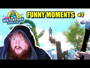 Best of CaseOh Waterpark Simulator! (FUNNY MOMENTS) #7