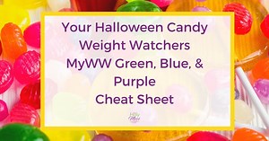 Guilt Free Halloween Candy Recipes WW Cheat Sheet