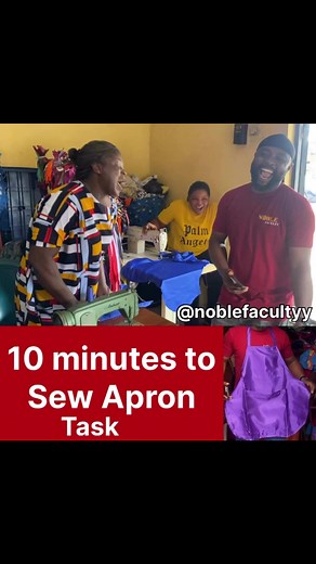 10 MINUTES TO SEW APRON TASK | Noble Faculty