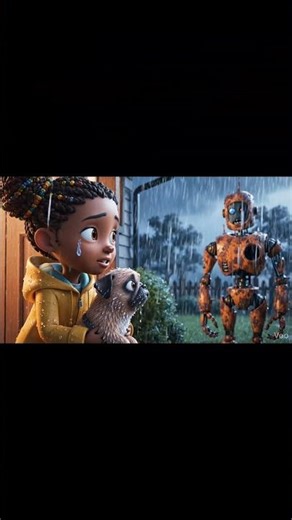 The Last Charge: A Robot & Puppy Story 🥺💔 #Shorts