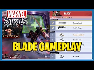 Marvel Rivals BLADE Gameplay : All Abilities, Ultimate, Skins, Lord Icons : Full Breakdown Guide