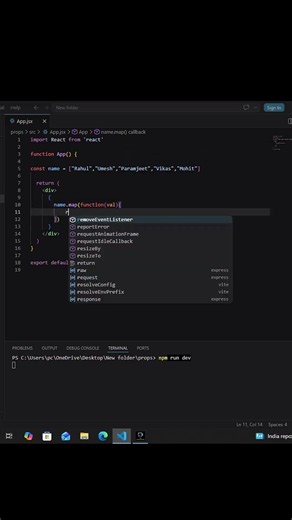 How to Render Arrays in React Using map() | React JS Tutorial #reactjs #coding
