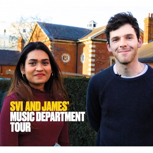 Joining the Department of Music in September or just fancy a snoop? Take a tour with Svi, a second year Popular Music student and James, who's studying Music. There are lots more department tours on YouTube, have a look around! https://bit.ly/2NIO4VF | Goldsmiths, University of London