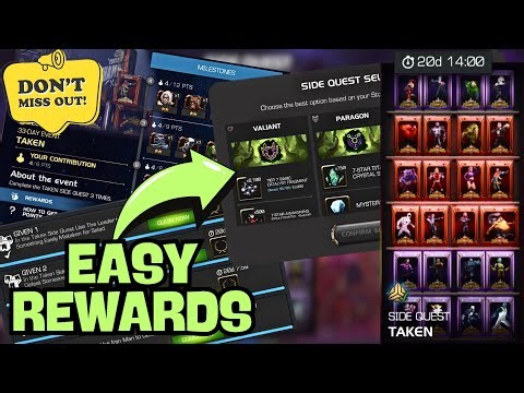 HOW TO DO SIDE QUEST? (REALLY EASY) - COMPLETE GUIDE + FIGHTS | MCOC