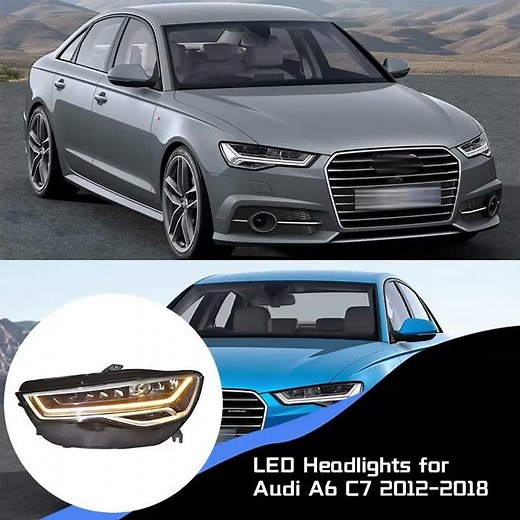 Audi A6 C7/PA (2012–2018) Matrix-Style LED Headlights Assembly