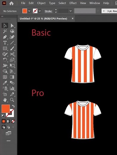 Shirt Clipping Mask tutorial for Beginners #adobeillustrator #graphicdesign