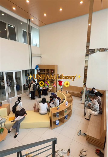 📍Unpam Library. Tempatnya nyaman, Ada tempat makanya di dalem, Lantai 2, bagus ☺️✨ #unpampusat #unpamlibrary #perpustakaanunpam
