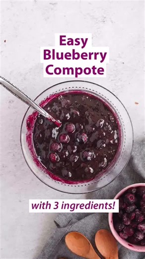 Easy Blueberry Compote Recipe | Sweet Sauce Toppings