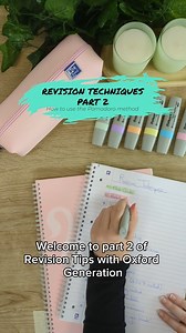 Today's revision tip: the Pomodoro Method! #revisiontips #pomodoro #pomodorotechnique #studywithme #studentlife #exams #ExamSuccess #study #studytips #student #schoollife #school | Oxford.Generation
