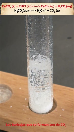 ¿Qué pasa si mezclas Ácido y Piedra Caliza?