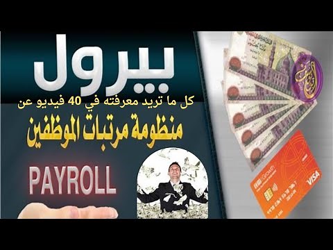 نظام بيرول pay roll # أ. أحمد نبيل # صرفية منفصلة رصيد الإجازات ج2