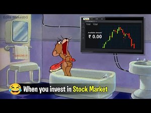 When you invest in Stock Market ~ Funny Meme ~ Edits MukeshG