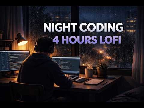 Night Coding Session – 4 Hours Lofi Beats for Deep Focus