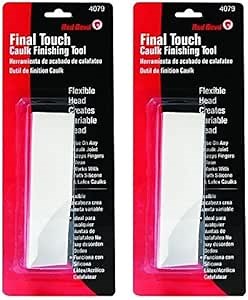 Red Devil 4079 Final Touch Caulk Finishing Tool White (Pack of 2)