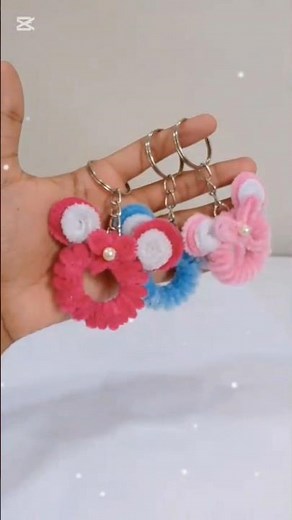 "How to Make a PipeCleaner Keychain "#diykeychain #craft #handmade #shorts #pipecleaner #art #ideas