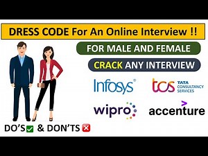 Interview DRESS CODE For Male & Female |What To Wear In An Interview | Get Your Job In First Attempt