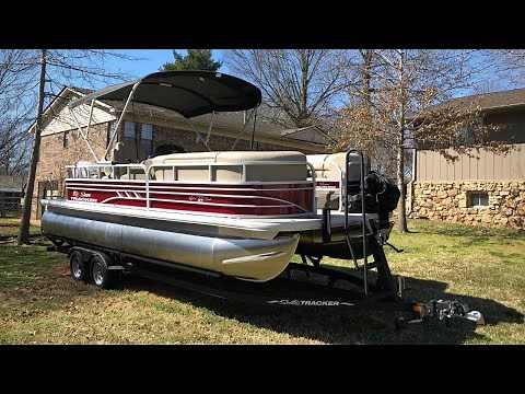 Sun Tracker Sportfish 22 DLX Pontoon Tour!!