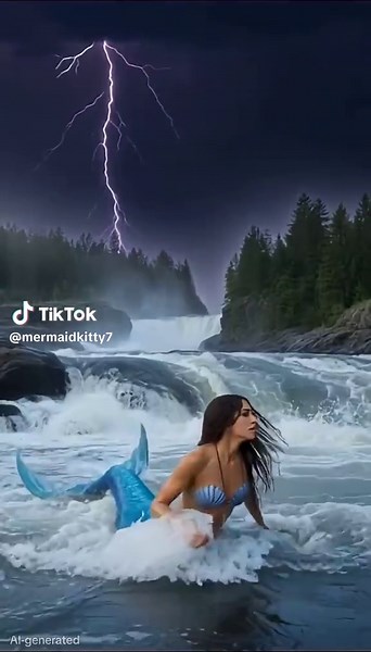 Mermaid was scared dive into sea#mermaidtears #mermaidlover #foryoupage❤️❤️