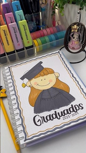 DIBUJO DE GRADUACIÓN 👩🏻‍🎓 🎉🎊