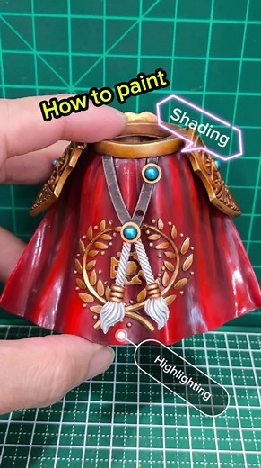 [Joytoy figure] How to paint Adeptus Custodes Allarus terminator😆 #joytoy_official #暗源 #JOYTOY #warhammer40k #cutsodes #adeptus #terminator #allarus #warhammercommunity