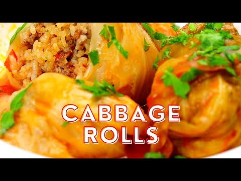 Cabbage Rolls Recipe with Ground Beef and Rice - Cabbage Rolls