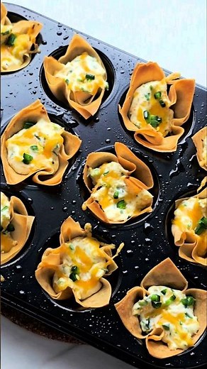 Crispy Jalapeno Popper Wonton Cups (Cream Cheese Wontons Recipe)