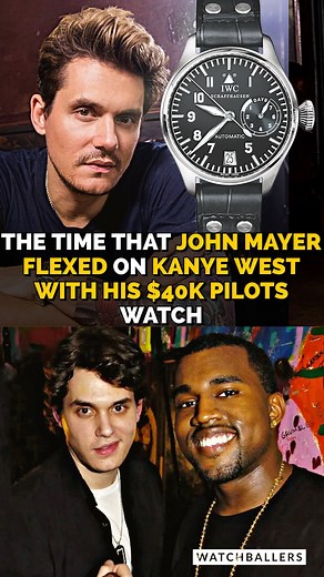 Watchballers | Exploring Watch Culture In Pop Culture | Remember when John Mayer flexed on Kanye West during their promo for “Bittersweet” on Kanye’s Graduation album? While they joked around,... | Instagram